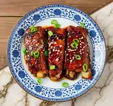 BBQ Pork Spare Ribs with BBQ Sauce